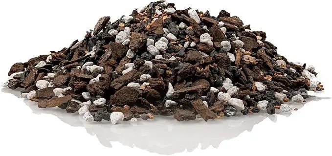 Premium Bonsai Soil All Purpose Fast Draining Mix - Pumice, Lava, Calcined Clay and Pine Bark Potting Pre Mixed Bonsai Plant Soil Mixture by GARDENERA - Made in USA - (1 Quart Bag) by GreenHaven Gardens