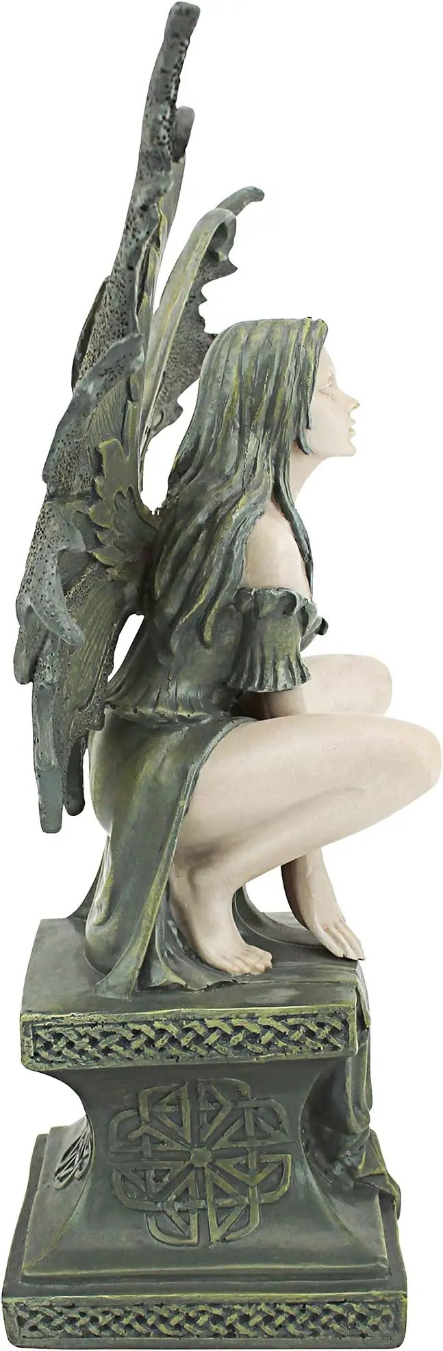 Design Toscano Small Celtic Fairy Perilous Perch Statue by GreenHaven Gardens