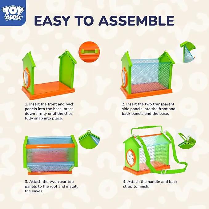 TOY Life Bug Catcher for Kids, Bug Catching Kit Kids Explorer Kit with Bug Net, Catching Tool, Tweezers, Magnifying Glass, Binoculars, Insect Catcher, Educational Outdoor Toys Kid Adventure Set by GreenHaven Gardens