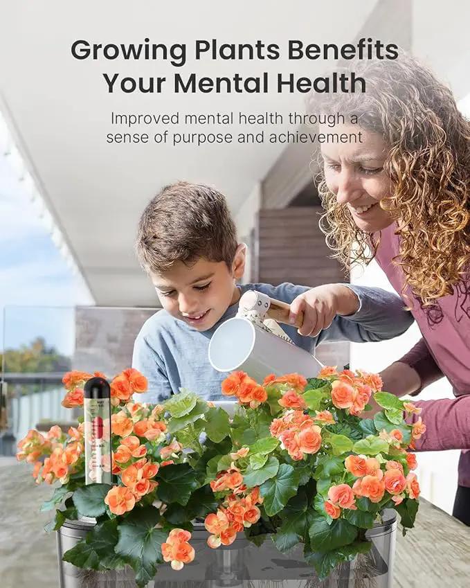 iDOO Hydroponics Growing System Kit 12 Pods, Christmas Gifts Gardening Gifts for Women Mom Dad Kids, Indoor Herb Garden with LED Grow Light for Home School, Indoor Plants Good for Mental Health by GreenHaven Gardens