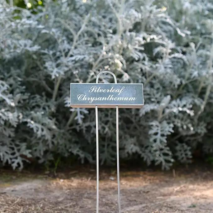 50 Pack Metal Plant Labels for Outdoor Garden Waterproof Plant Markers, Labels Garden Markers for Seedlings Herbs Vegetable Greenhouse Gifts, with Pen by GreenHaven Gardens