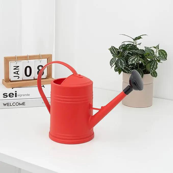 Plastic Indoor Watering Can with Sprinkler Head - 68 oz, 1/2 Gallon by GreenHaven Gardens