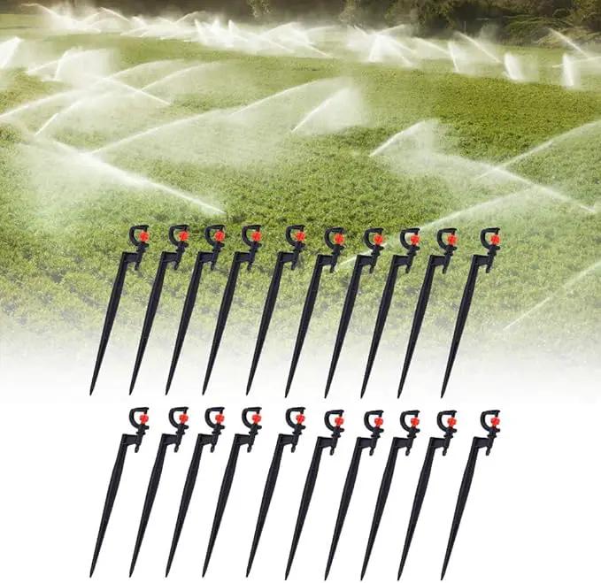 Irrigation Sprinkler, 20Pcs G-Type 360 Degree Sprinkler Nozzle Plants Watering Spray Nozzle Lawn Watering Dripper System by GreenHaven Gardens