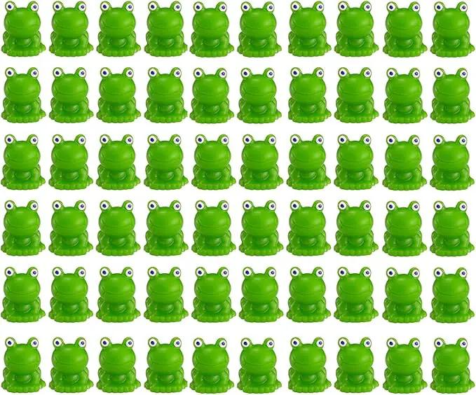 200 Pcs Mini Frog Figurines Mini Resin Frogs Mini Garden Frog Green Frog Figurines for Fairy Home Garden Decor… by GreenHaven Gardens