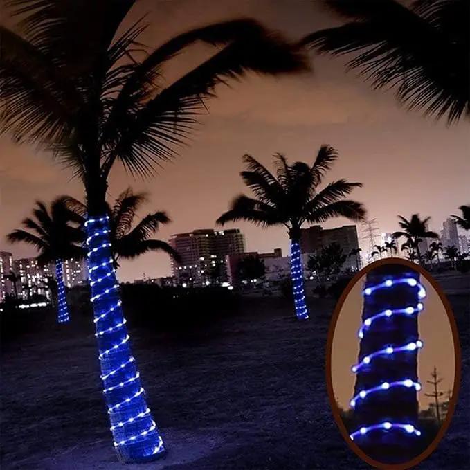 100ft LED Rope Lights Outdoor, 720 LED Connectable and Flexible Tube Lights with 8 Modes, Waterproof LED Rope Lighting for Garden, Patio, Bedroom, Party, Pool, Indoor Outdoor Xmas Decoration (Blue) by GreenHaven Gardens