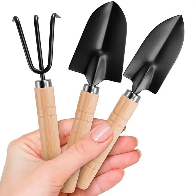 Hand Shovel for Gardening Trowel Garden Tool - 3Pcs Planting Tools Small Garden Rake Ergonomic Hand Tools Set Edging Shovel Indoor Plants Tools - Gardening Tools Heavy Duty Shovel Garden Tool Set by GreenHaven Gardens