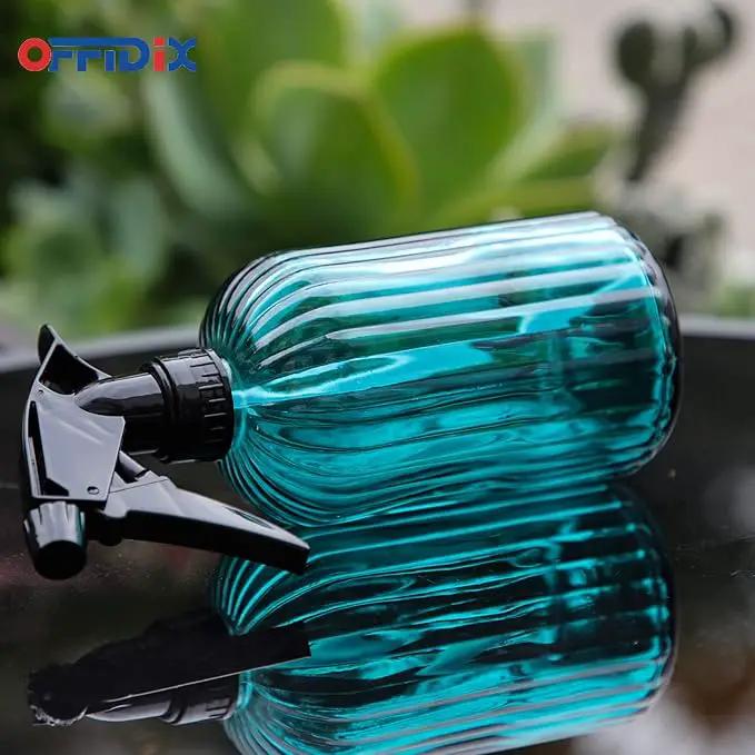 OFFIDIX Glass Spray Bottle, Plant Mister with Adjustable Nozzle 0.4L/13.5oz Pressure Watering Can Handheld Spray Bottle for Outdoor Indoor Plants and Cleaning Work (Blue) by GreenHaven Gardens