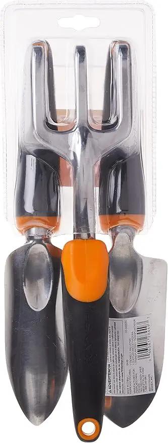 Fiskars 384490-1001 Ergo Garden Tool Set, Regular Package, Black/Orange by GreenHaven Gardens