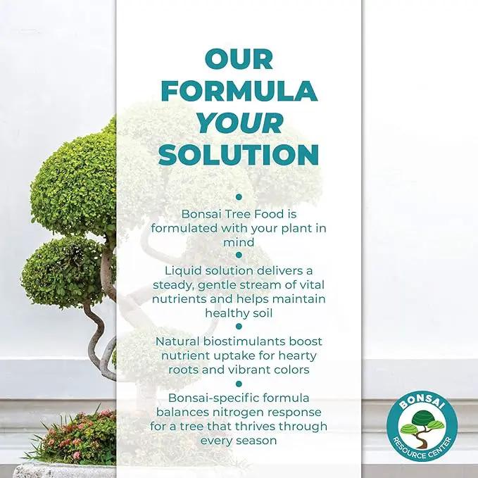 Bonsai Tree Food | Premium, Gentle Liquid Fertilizer for Healthy Growth, Strong Stems and Beautiful Blooms | 3-3-3 Balanced NPK Concentrate | Made in USA | 8 oz (240 ml) by GreenHaven Gardens