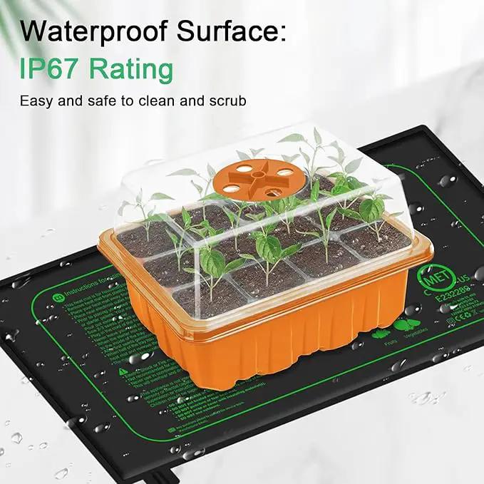 GooingTop Seed Starter Tray, 6 Pack 72 Cells Plant Grow Kit with Adjustable Humidity Vent for Mini Greenhouse Garden Germination,Bonsai Seedlings Starting Growing by GreenHaven Gardens