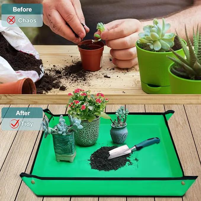 Kynup Garden Tools 7-Piece, Gardening Hand Tools, Gardening Tools Set Cultivators with Rust-Proof,Stainless Steel, Aluminum Alloy Material, Gardening Supplies Set Ideal Gift by GreenHaven Gardens