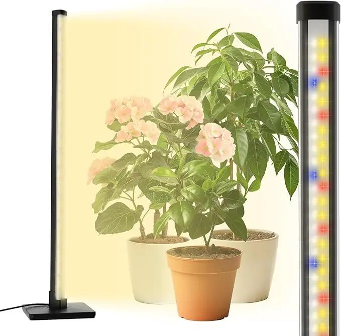 GLOWRIUM Standing Grow Light with Auto-Timer, 20W Vertical Grow Lights for Indoor Plants,3 Light Modes,134 LEDs,Full Spectrum Plant Lights for Wide Area Coverage in Indoor Plants (30 in) by GreenHaven Gardens
