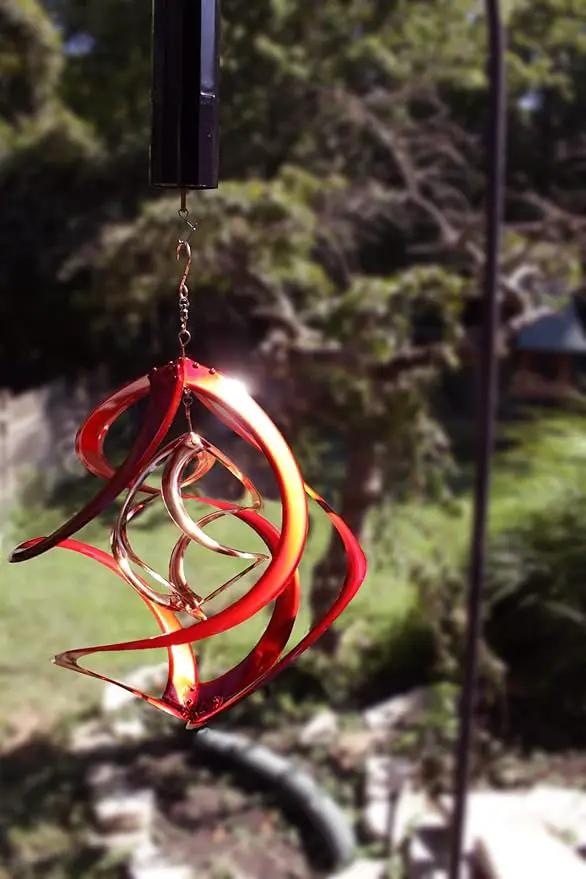 Red Carpet Studios 31092 Cosmix Wind Spinner Double Helix, 14-Inch, Red &Copper