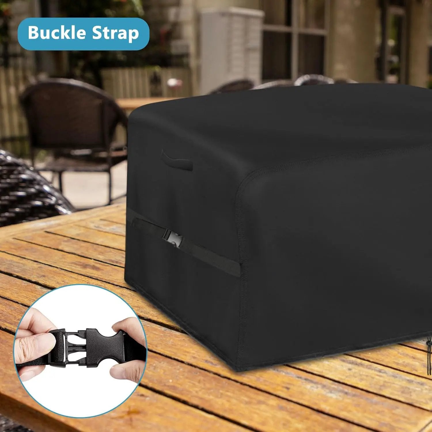 Kingling Pizza Oven Cover for Blackstone 6964 6961 6960 Portable Pizza Oven, 32 inch Waterproof & Dustproof Pizza Oven Outdoor Grill Cover (Cover Only) - Black by GreenHaven Gardens