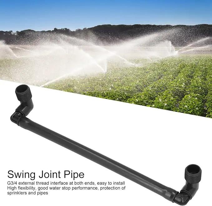 CHICIRIS 5PCS G3/4 External Thread Swing Joint Pipe, Rotatable Swing Joint Assembly Lawn Irrigation Tool, Adjust The Installation Height of The Sprinkler According to The Terrain by GreenHaven Gardens