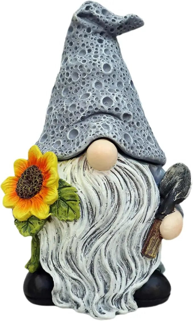 Key Hider Outdoor Garden Gnomes Statue Hide A Key Outside Gnome Figurine Decor For Yard Lawn Hidden Spare Key Holder Lock Box by GreenHaven Gardens