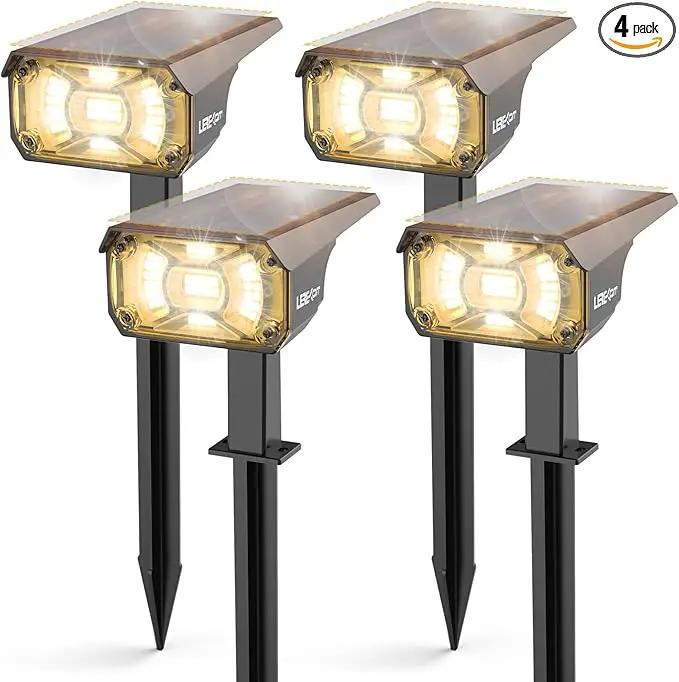 Solar Spot Lights Outdoor Landscape Lights, 40 LEDs Solar Landscape Spotlights Outdoor Waterproof Auto On/Off Solar Garden Lights, Outdoor Solar Lights for Yard Palm Tree Driveway Patio Pool by GreenHaven Gardens