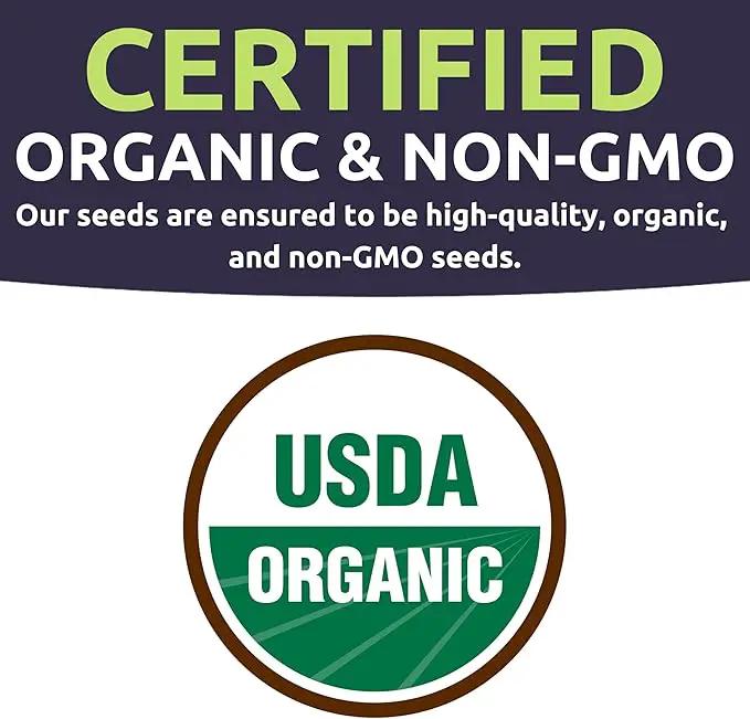Organic Seeds Gardener Variety Pack - 30 Individual Packs - 2025 Season - Arugula, Basil, Winter Squash, Nantes Carrots and More! for Indoor & Outdoor Planting (Non-GMO, Certified Organic) by GreenHaven Gardens