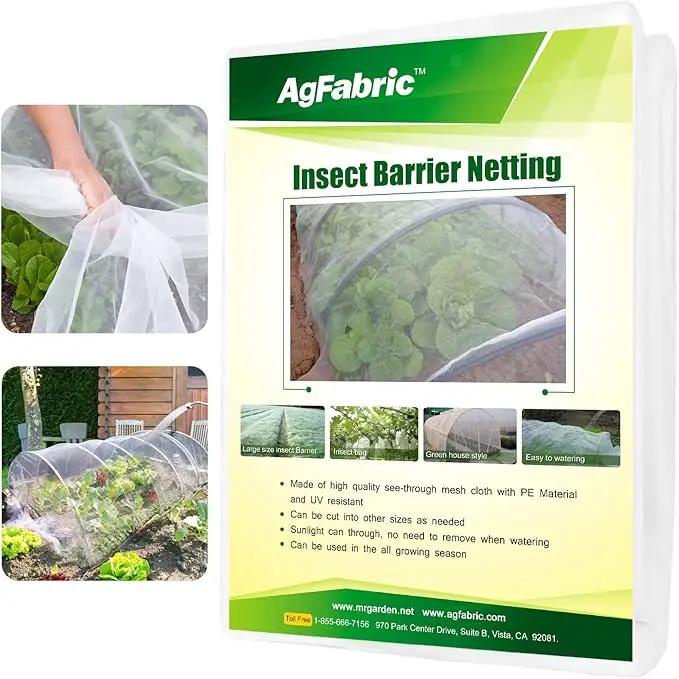 Agfabric Garden Netting 6.5'x100' Insect Pest Barrier Bird Netting for Garden Protection,Row Cover Mesh Netting for Vegetables Fruit Trees and Plants,White by GreenHaven Gardens