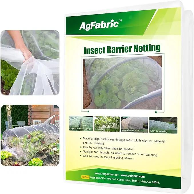 Agfabric Garden Netting 20'x50' Insect Pest Barrier Bird Netting for Garden Protection,Row Cover Mesh Netting for Vegetables Fruit Trees and Plants,White by GreenHaven Gardens