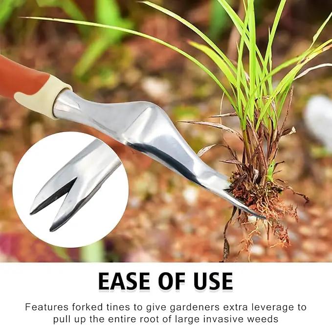 Garden Tool Set, 6 Pack Heavy Duty Gardending Hand Tools Kit with Non-Slip Rubber Grip, Ideal Gardening Gifts for Women by GreenHaven Gardens