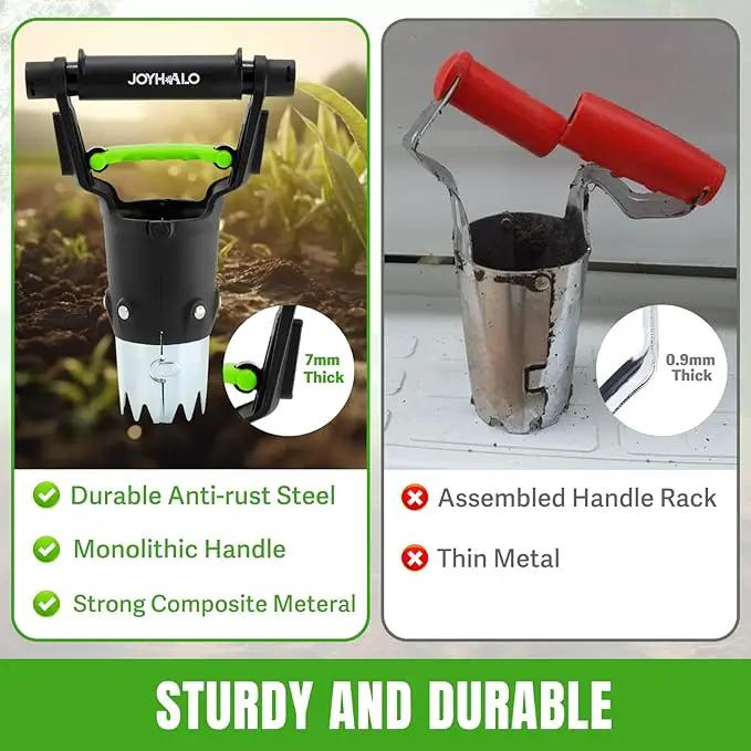 joyhalo Garden Bulb Planter Tool, 5 inch Depth Bulb Planting Tool, Gardening Garden Tools, Automatic Soil Release Bulb Planters for Plants Seeds & Bulbs Tulip Daffodils Dahlias Lilies Onions by GreenHaven Gardens