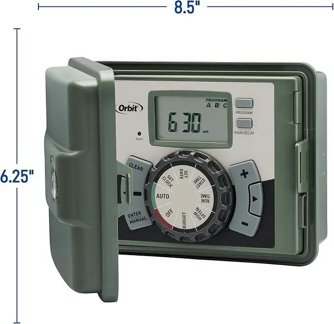Orbit 57899 9-Station Outdoor Swing Panel Sprinkler System Timer by GreenHaven Gardens