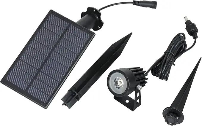 T-SUN Solar Spotlights, Outdoor LED Solar Lights, Waterproof Auto ON/Off Solar Wall Lights for Garden,Driveway, Pathway, Pool Area(White) by GreenHaven Gardens