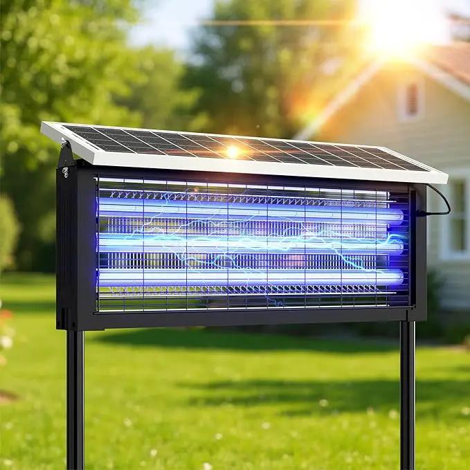 Solar Bug Zapper Outdoor, Wireless Portable Camping Mosquito Zapper 4500V For 3500 Sq.ft with Panel Sensor, Fly Traps with 10FT Extension Cord by Outdoor Solar Outlet