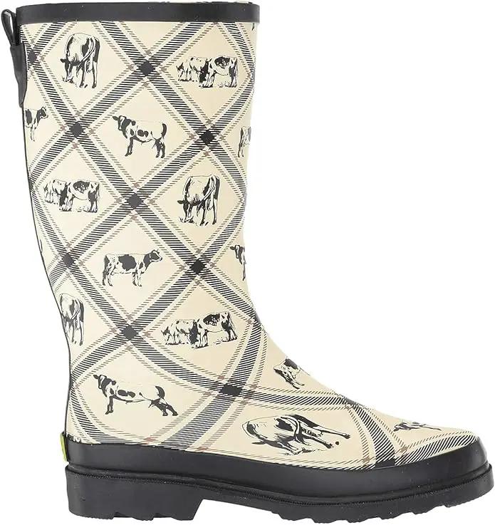 Western Chief Women's Tall Waterproof Rain Boot Outdoor Garden Shoes by GreenHaven Gardens