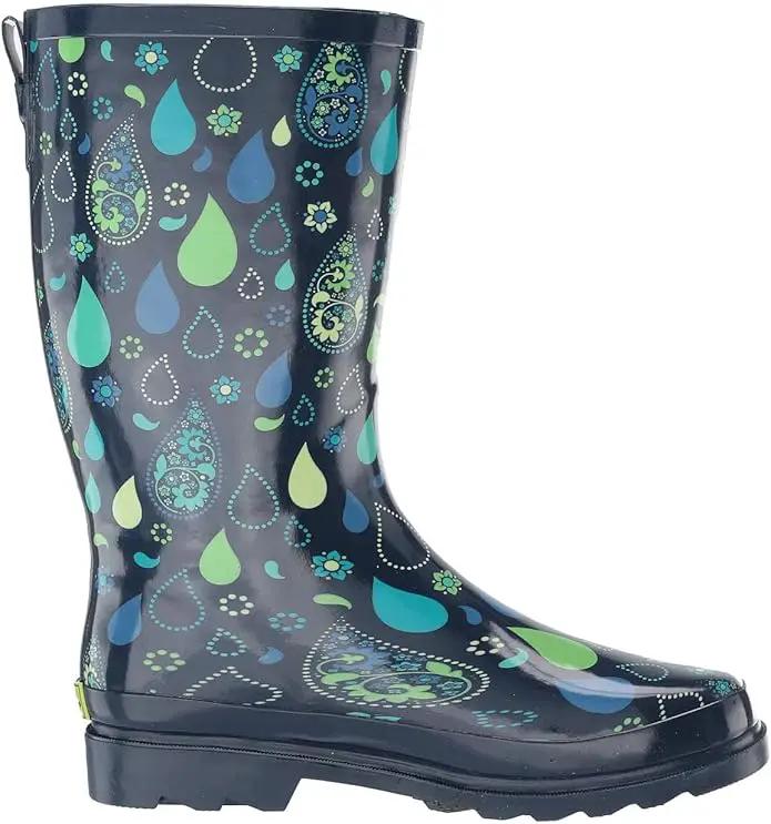 Western Chief Women's Tall Waterproof Rain Boot Outdoor Garden Shoes by GreenHaven Gardens