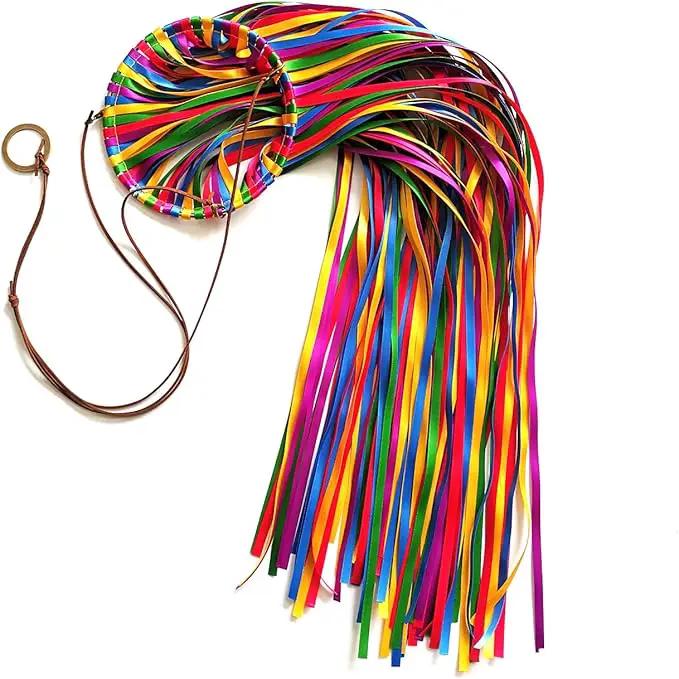 Satin Ribbon Windsock Streamer, Outdoor Decorations for Your Patio, Garden, Yard, Dock and Camper, 41-Inch, WS41-01 by GreenHaven Gardens