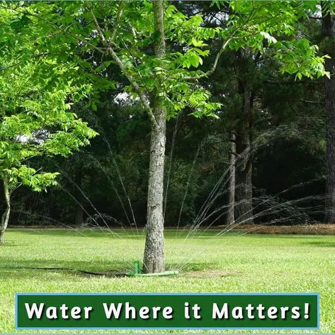 Tree Sprinkler with 360° Outward Direction | Water Sprinkler for Trees That Reaches The Nutrition Zone for Tree Root Watering (11") by GreenHaven Gardens