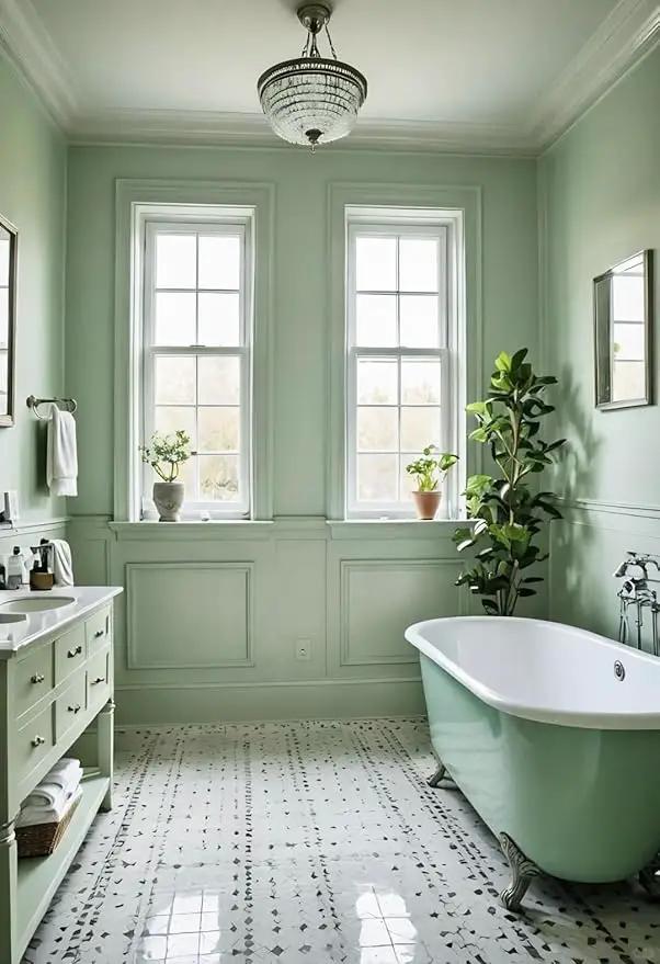 Dimoon 118''x17.7'' Green Peel and Stick Wallpaper Contact Paper Modern Self Adhesive Wall Paper Removable Renter Friendly Textured Solid Color Shelf Cabinet Vinyl Roll (118''x17.7'',Light Green) by GreenHaven Gardens