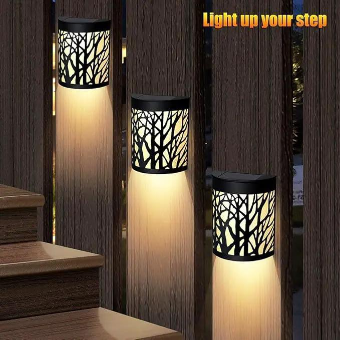 DenicMic Solar Lantern 1 Pack + Wall Lights 2 Pack by GreenHaven Gardens