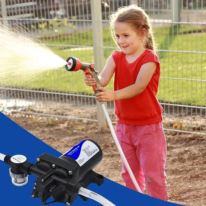 Water Pressure Booster Pump 110v Diapphragm Pump Inline Water Pump 75psi 5.5 GPM Self Priming RV Water Pump for Kitchen, Bathroom, RV, Marine Yacht, Caravan, Garden by GreenHaven Gardens