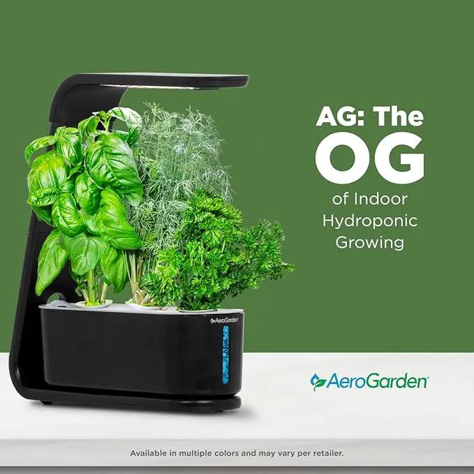 AeroGarden Sprout - Indoor Garden with LED Grow Light, Black by GreenHaven Gardens