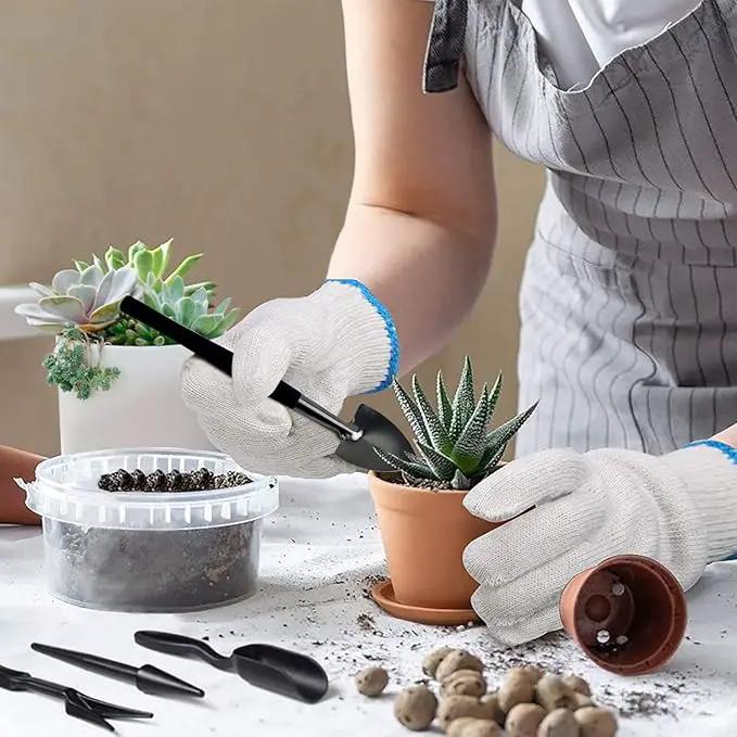 Succulent Tools, 13 Pcs Mini Garden Tool Set, Transplanting Tools Set,Succulent Care kit for Succulent Miniature Gardening Plant, Black by GreenHaven Gardens