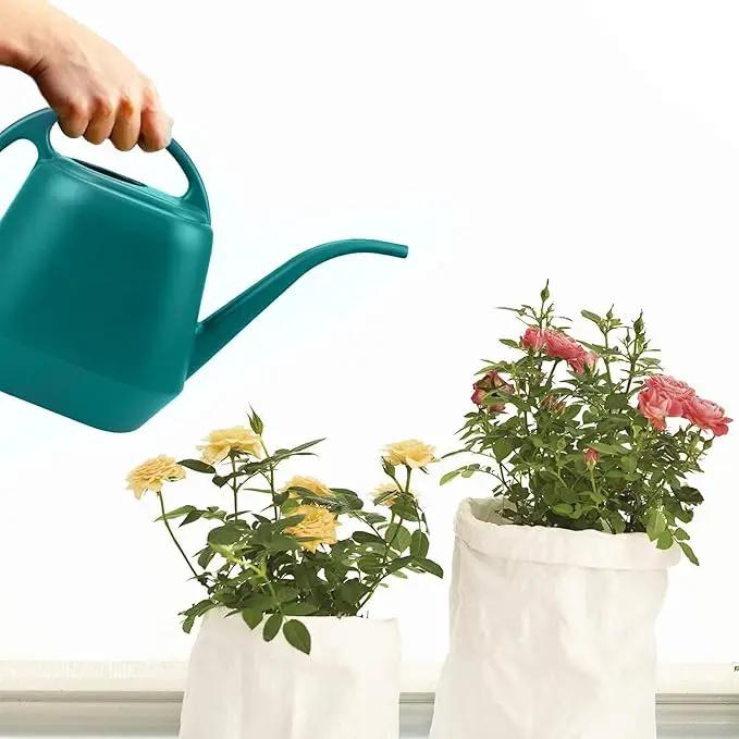 Fasmov Plastic Watering Can, 1-Gallon, Green by GreenHaven Gardens