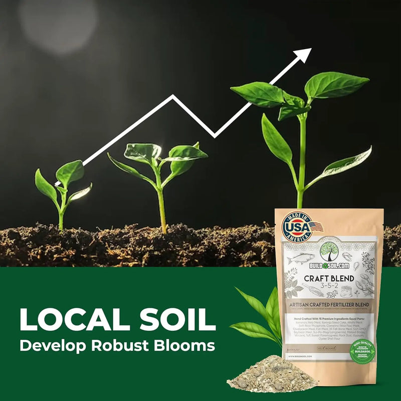 BuildASoil Fertilizer for Vegetable Garden and Ogranic Plant Food | Hand-Crafted Organic Fertilizer with 15 Premium Ingredients | Ensures Larger Plants and More Fragrant Flowers (44 LB - Large Bag) by GreenHaven Gardens