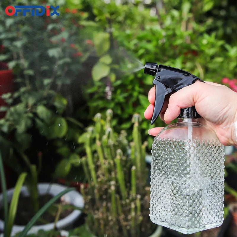 OFFIDIX Glass Plant Mister with Adjustable Nozzle for Indoor Plants and Cleaning by GreenHaven Gardens