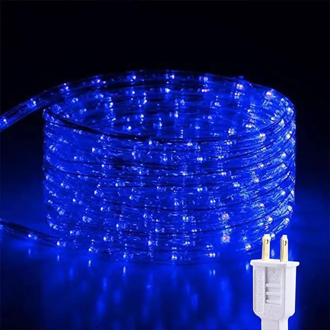150ft LED Rope Lights Outdoor, 1080 LED Connectable and Flexible Tube Lights with 8 Modes, Waterproof LED Rope Lighting for Garden, Patio, Bedroom, Party, Pool, Indoor Outdoor Decoration (Blue) by GreenHaven Gardens