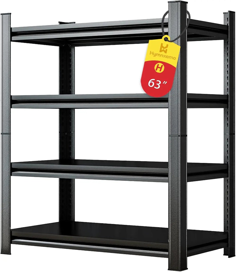 Heavy Duty 5-Tier Shelving Unit 2000LBS Capacity - Adjustable Steel Garage Shelves for Warehouse, Basement Storage(45.3''W x 15.7''D x 63" H) by GreenHaven Gardens