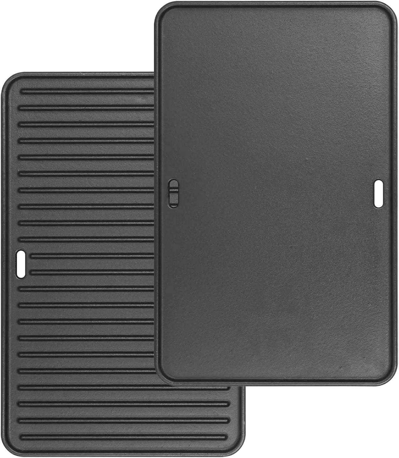 80631 Cast Iron Cooking Griddle for Weber Go-Anywhere Charcoal and Gas Grills, 16"x10" Grill Griddle Pan, Portable for Indoor Stovetop/Outdoor Camping BBQ, Replacement for Weber 70211 3634 67195 by GreenHaven Gardens
