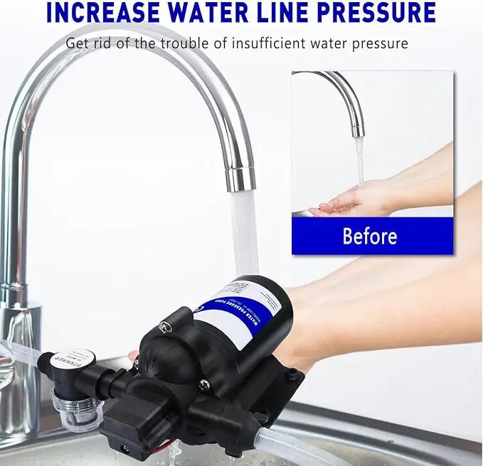 110V On Demand Water Pump 50 psi Water Pressure Booster for Home Utility Water Transfer Circulating Pump for Garden Hose Parts Washer Pump by GreenHaven Gardens