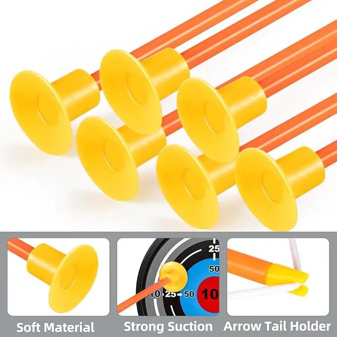 TEMI Bow and Arrow Set for Kids - Archery Toy Set - LED Light Up with Suction Cup Arrows, Target & Quiver, Indoor and Outdoor Toys for Children Boys Girls by GreenHaven Gardens