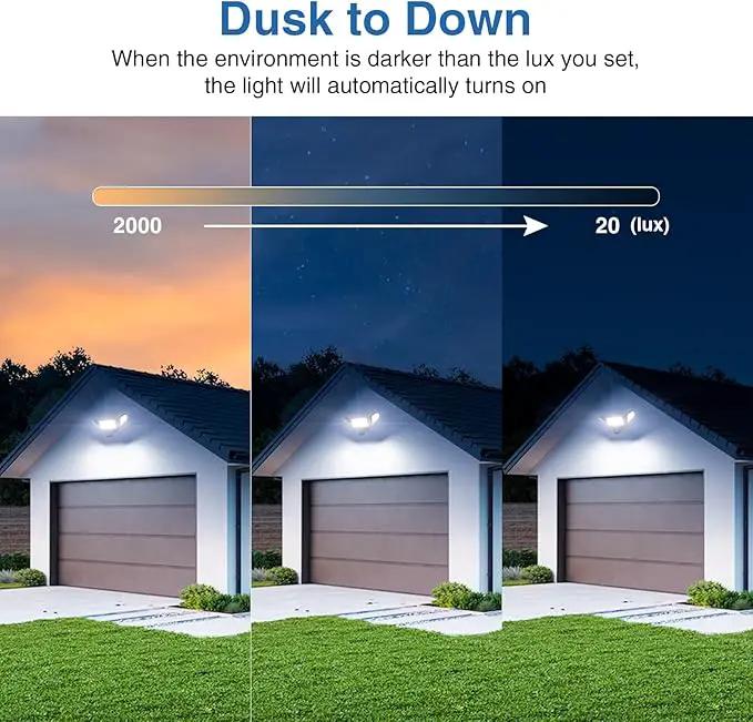 150W Motion Sensor Lights Outdoor for Outside, 15000LM LED Flood Lights Outdoor Wired Dusk to Dawn, Exterior Security Floodlight Fixture Waterproof IP65, Outdoor Lighting for House, Garage by GreenHaven Gardens