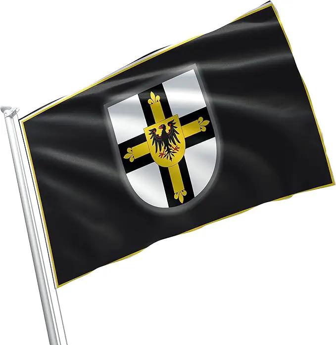Teutonic Order Grand Master HOR Orders 3x5 feet Flag Banner Vivid Color Double Stitched Brass Grommets by GreenHaven Gardens