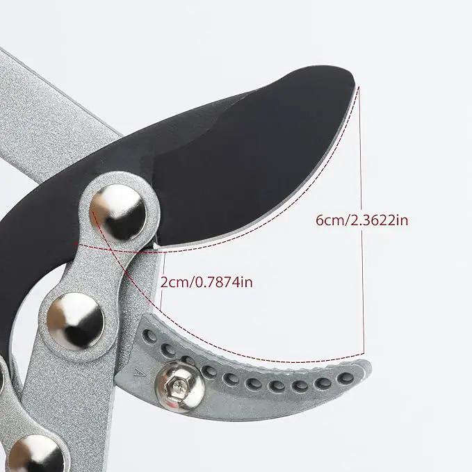 Heavy Duty Garden Lopper Pruning Shears, Aluminum Alloy or Carbon Steel, Tree Branch Cutter with Non-slip Handle, Labor-saving Gardening Tools, Yard, Orchard (Vigorously cut 59cm aluminum alloy) by GreenHaven Gardens