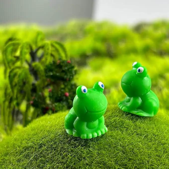200 Pcs Mini Frog Figurines Mini Resin Frogs Mini Garden Frog Green Frog Figurines for Fairy Home Garden Decor… by GreenHaven Gardens